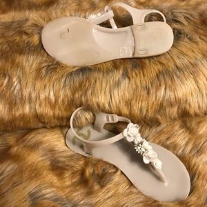Chanel sandals worn once excellent condition!